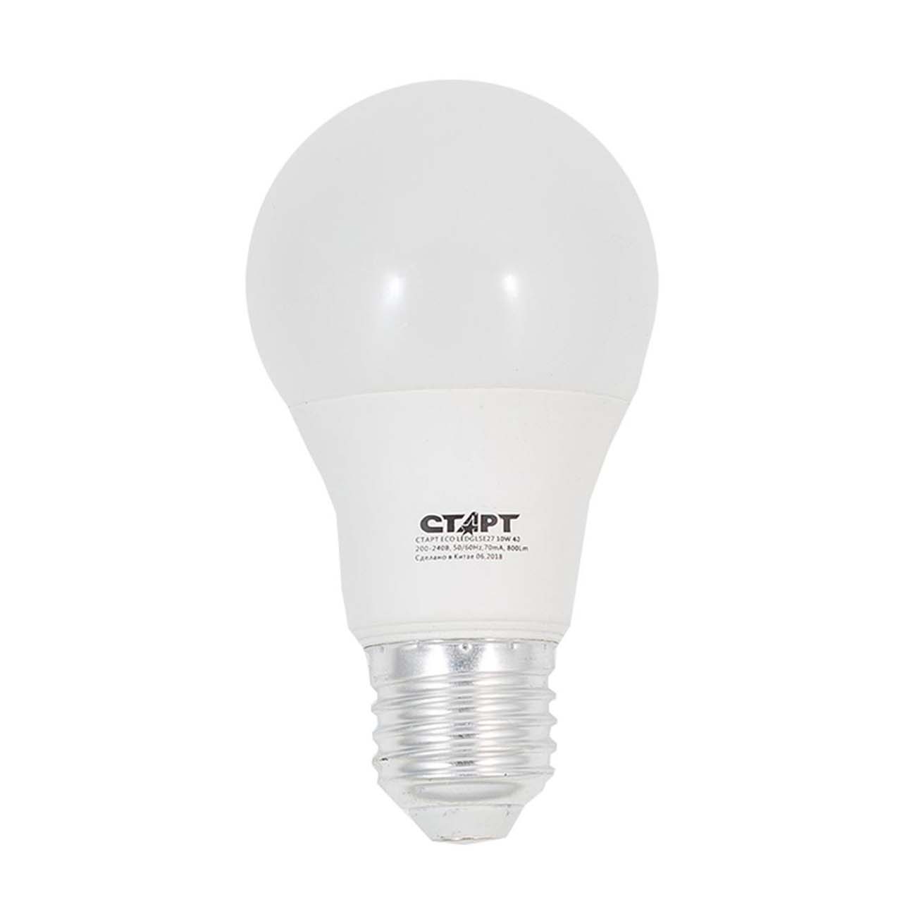 Лампа LED Старт ECO LED GLSE27 10W40 фото