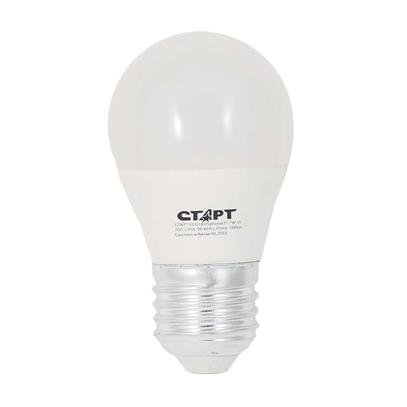 Лампа LED Старт ECO LED Sphere E27 7W30