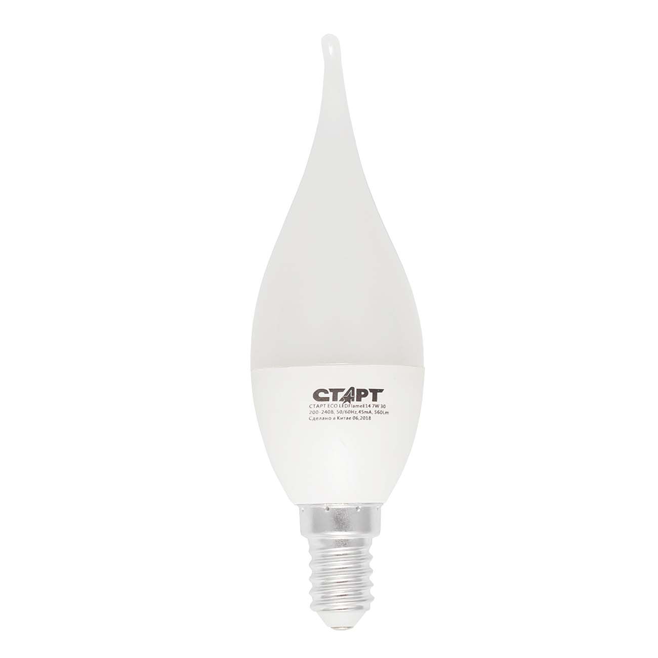Лампа LED Старт ECO LED Flame E14 7W30
