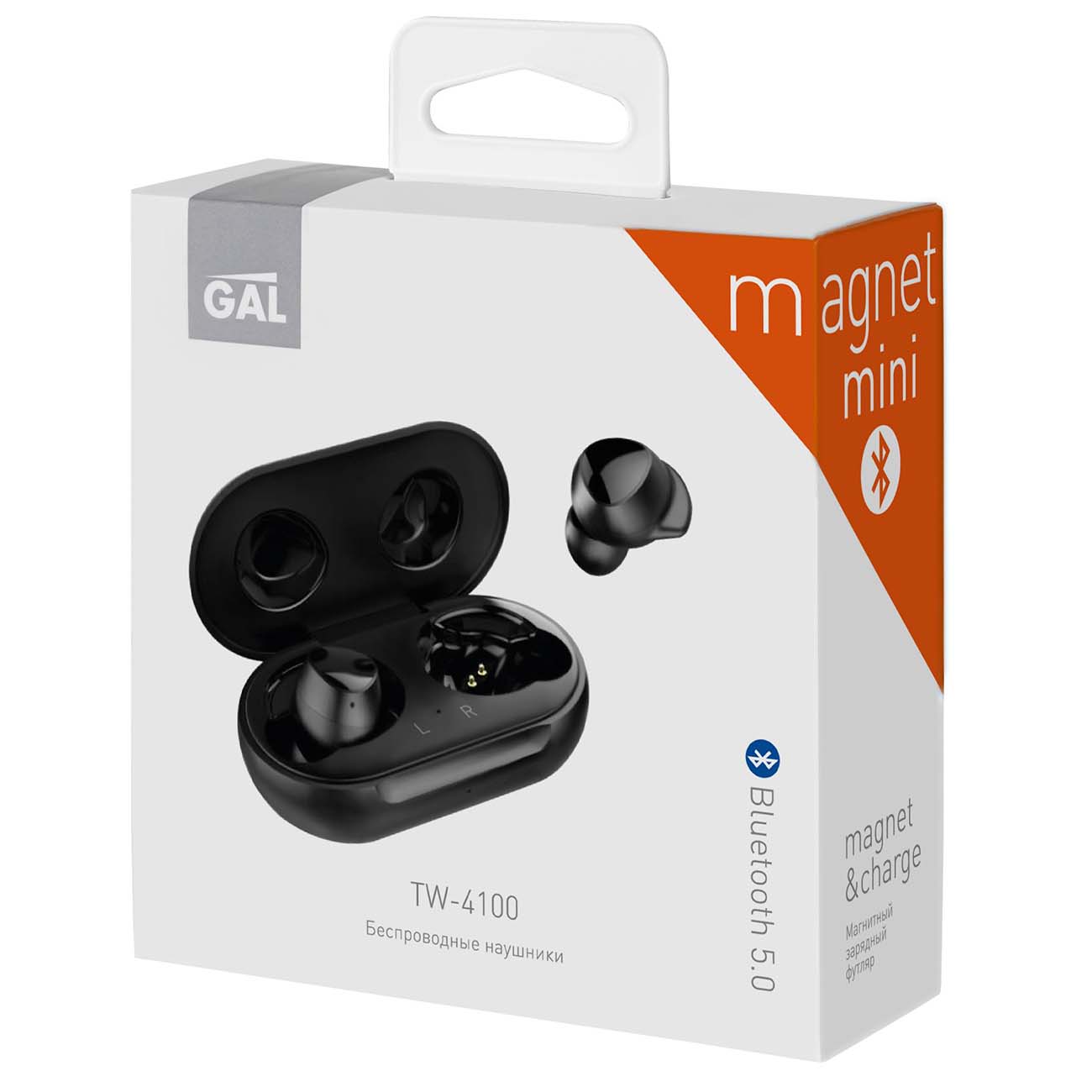Наушники True Wireless Gal TW-4100 Black