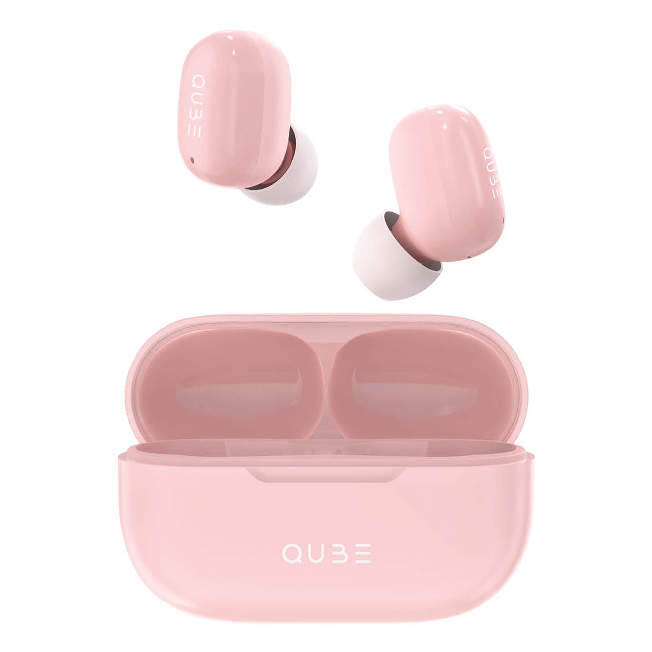 Наушники True Wireless QUB QTWS5PNK розовый фото