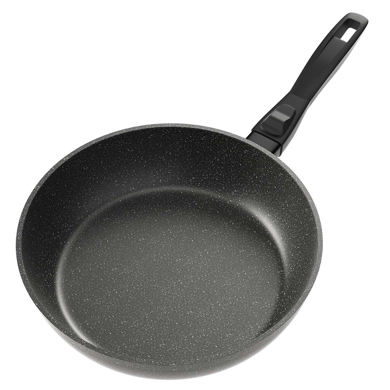 Сковорода (кованый алюминий) Inhouse FREYA 28см, съемная ручка (IHFR28RH)