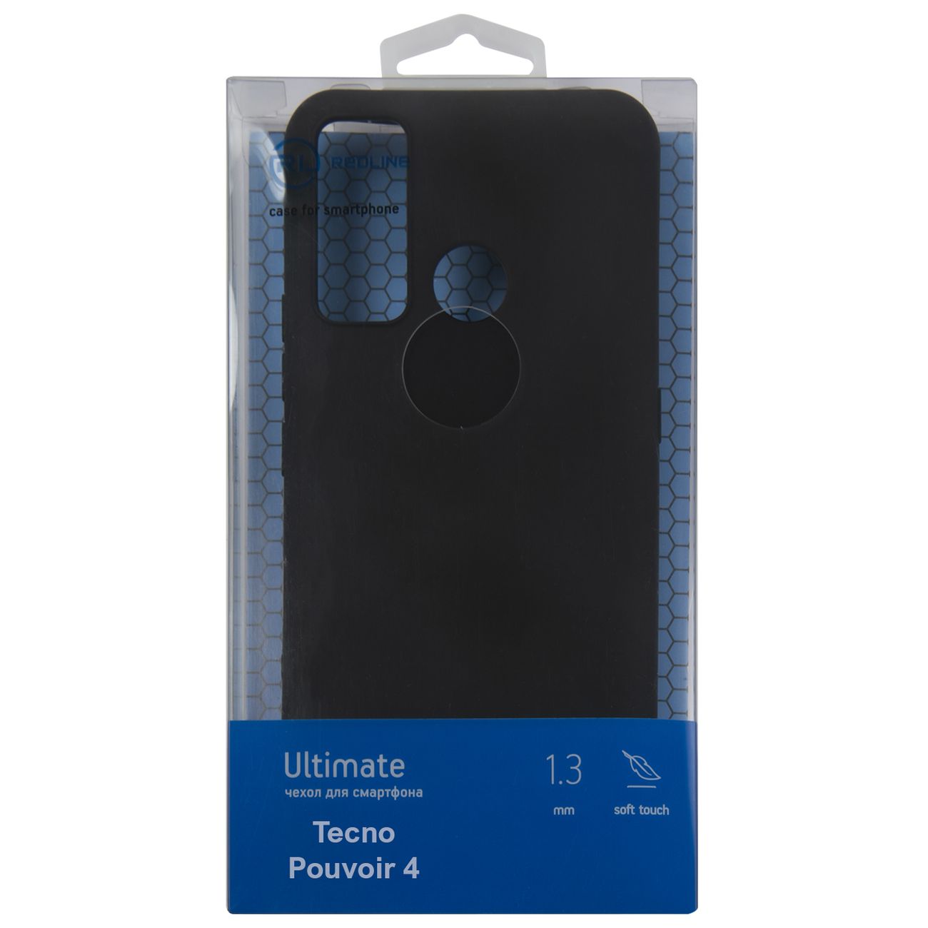 Чехол Red Line Ultimate Tecno Pouvoir 4 черный
