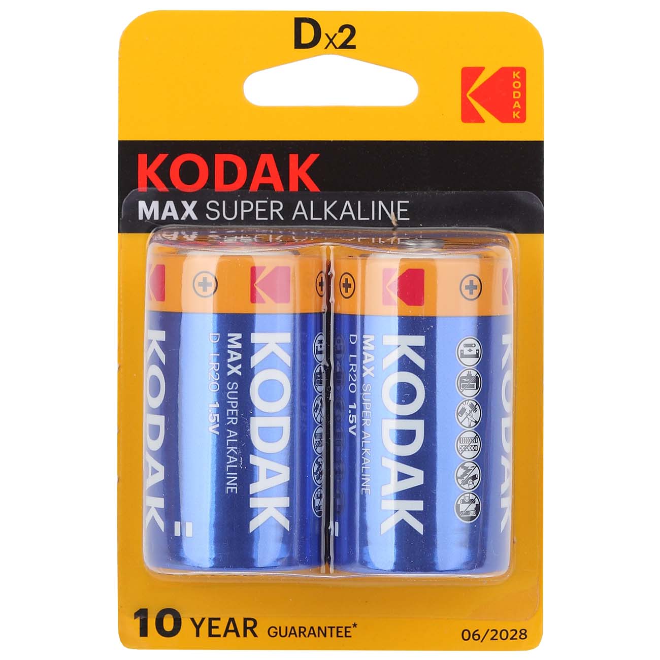 Батарея Kodak MAX LR20-2BL [ KD-2 ] (30952843) фото