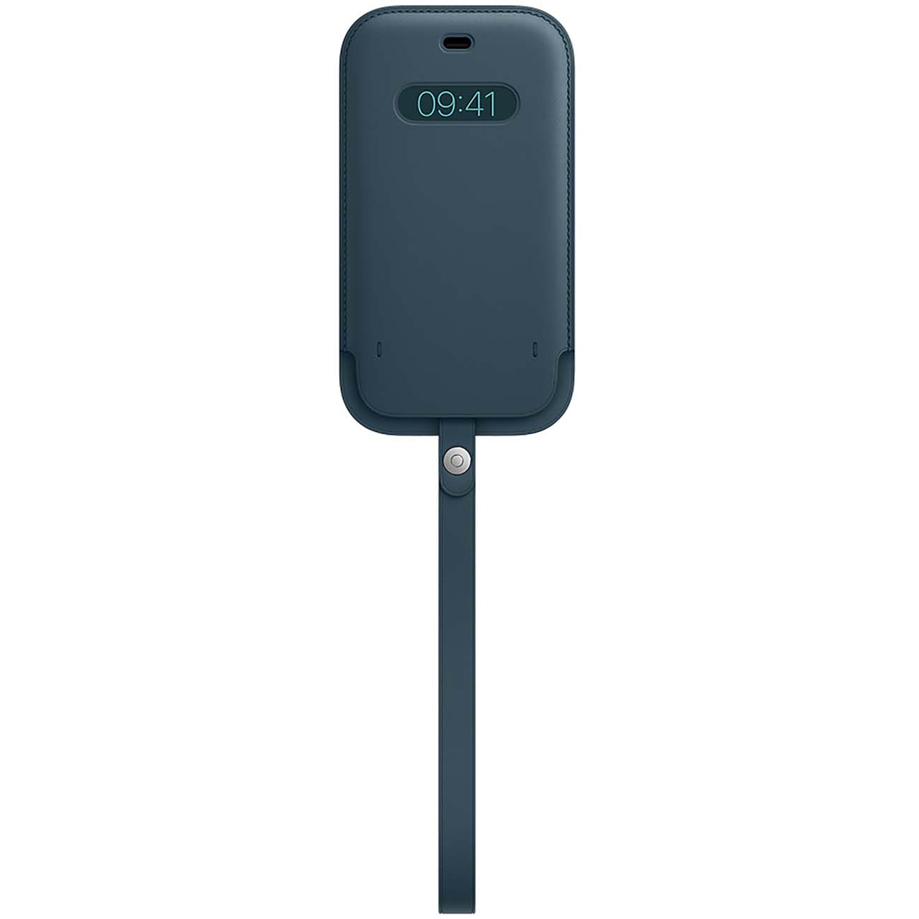 Чехол Apple iPhone 12/12 Pro Leather MagSafe Baltic синий фото