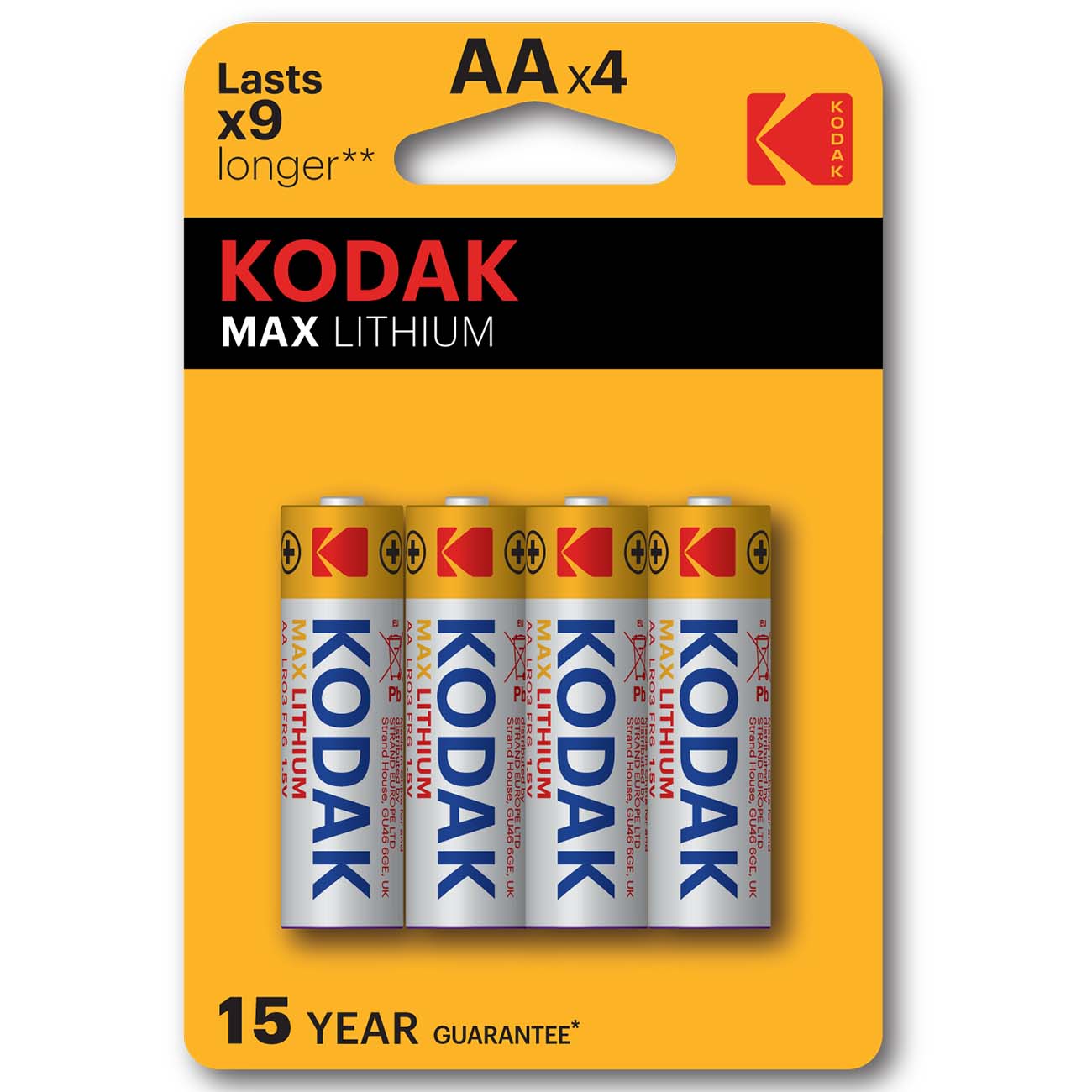Батарея Kodak MAX FR6-4BL L91 LITHIUM (30411517) фото