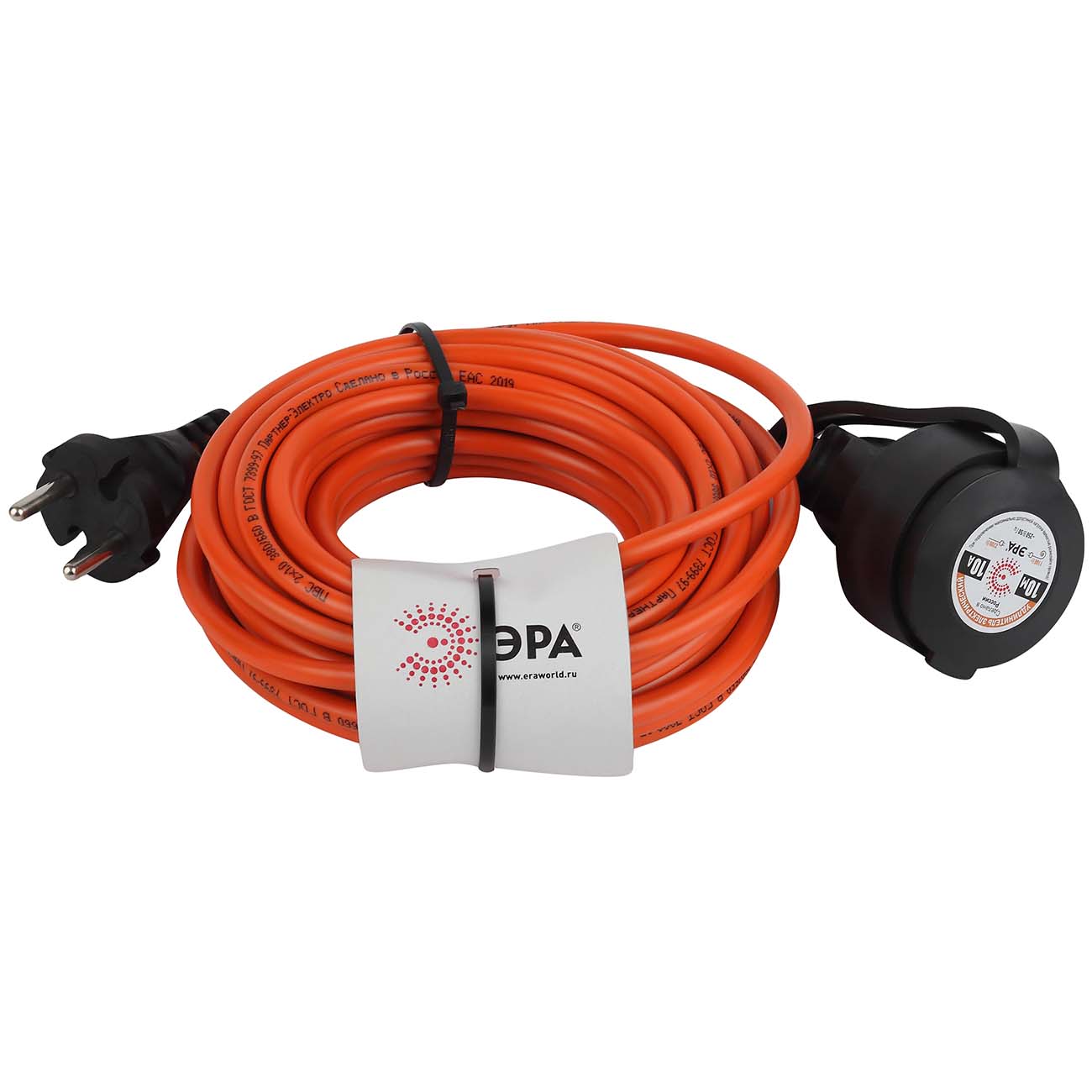 Удлинитель ЭРА UPx-1-2x1-10m-IP44 фото
