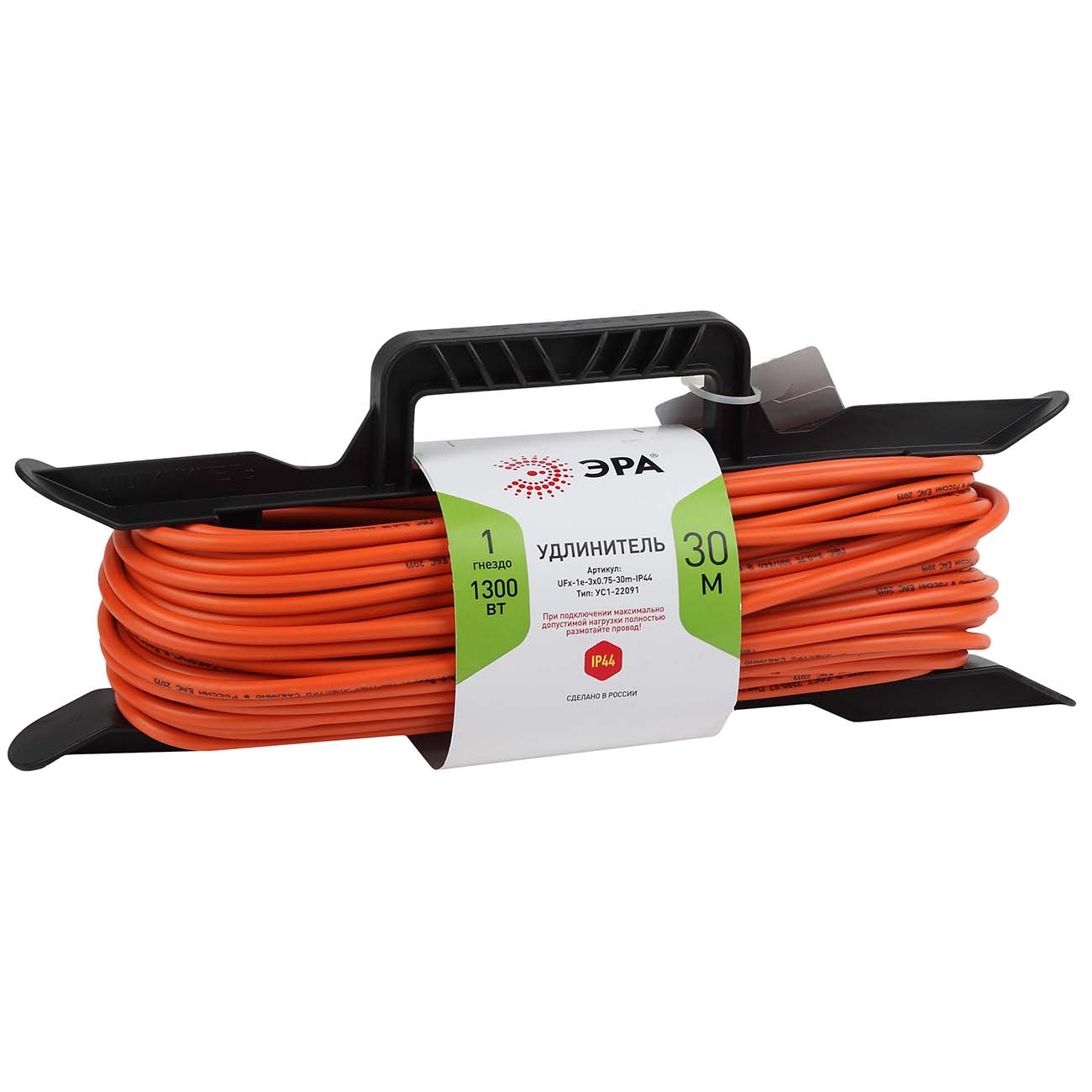 Удлинитель ЭРА UFx-1e-3x0,75-30m-IP44