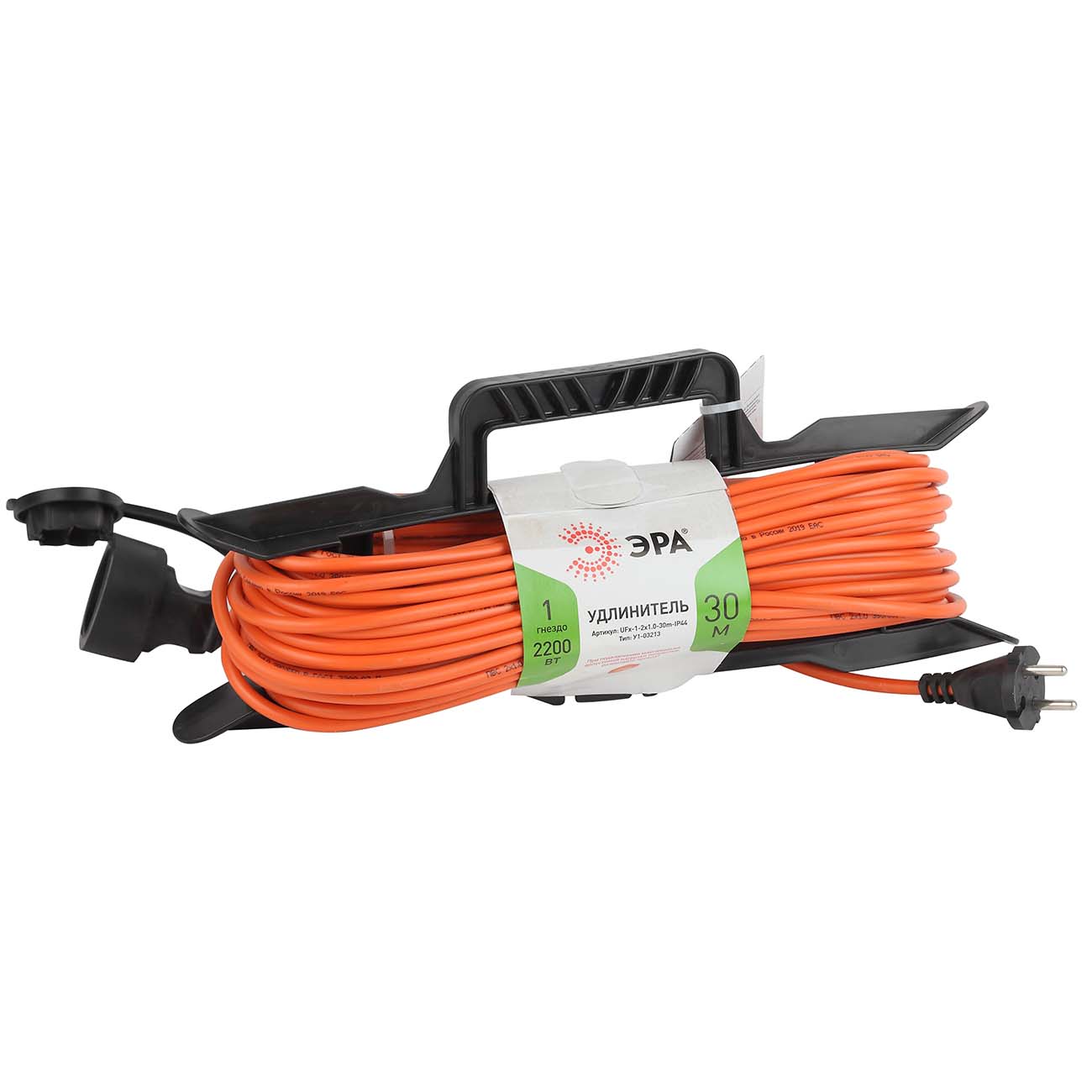 Удлинитель ЭРА UFx-1-2x1,0-40m-IP44