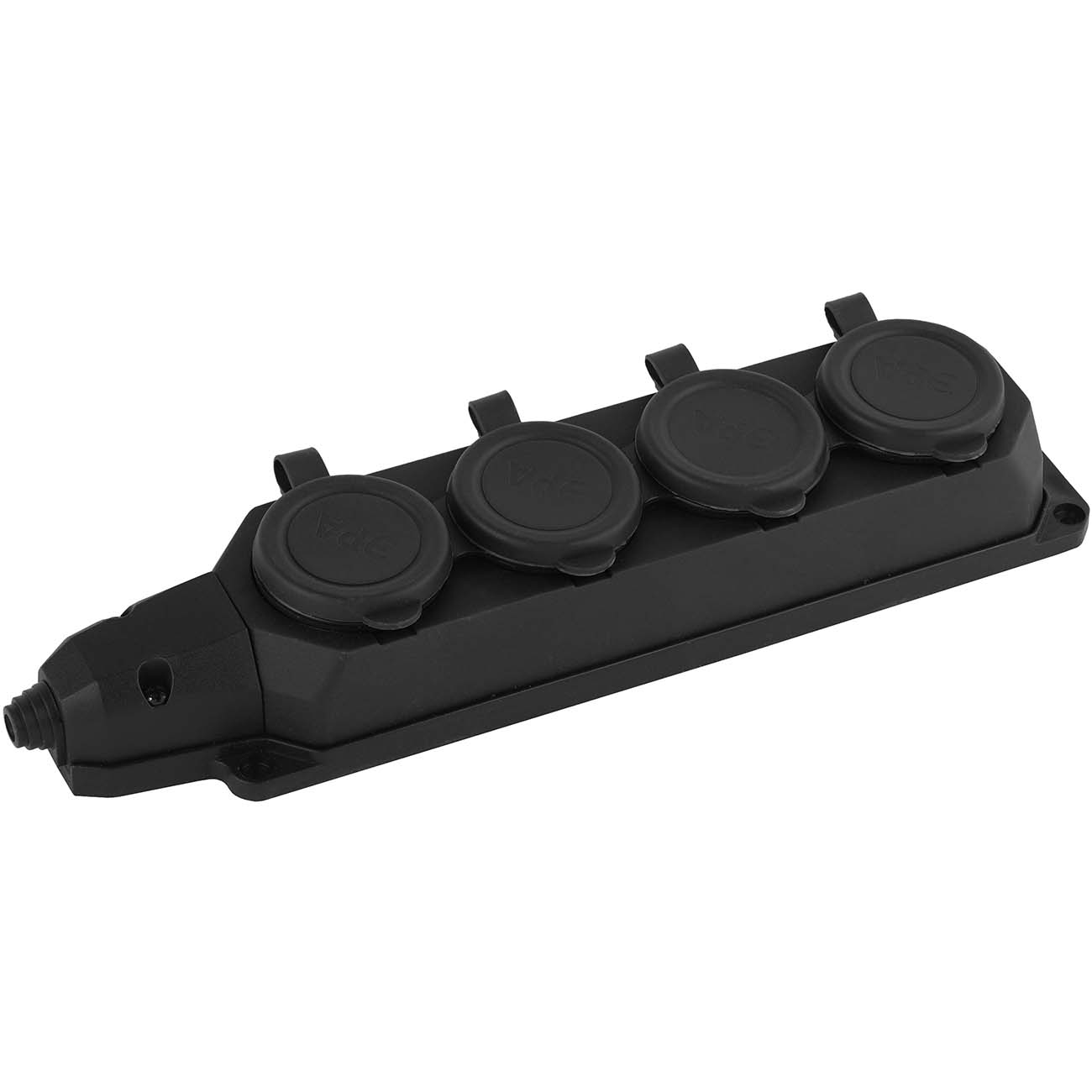 Колодка розеточная ЭРА K-4e-B-IP44 фото