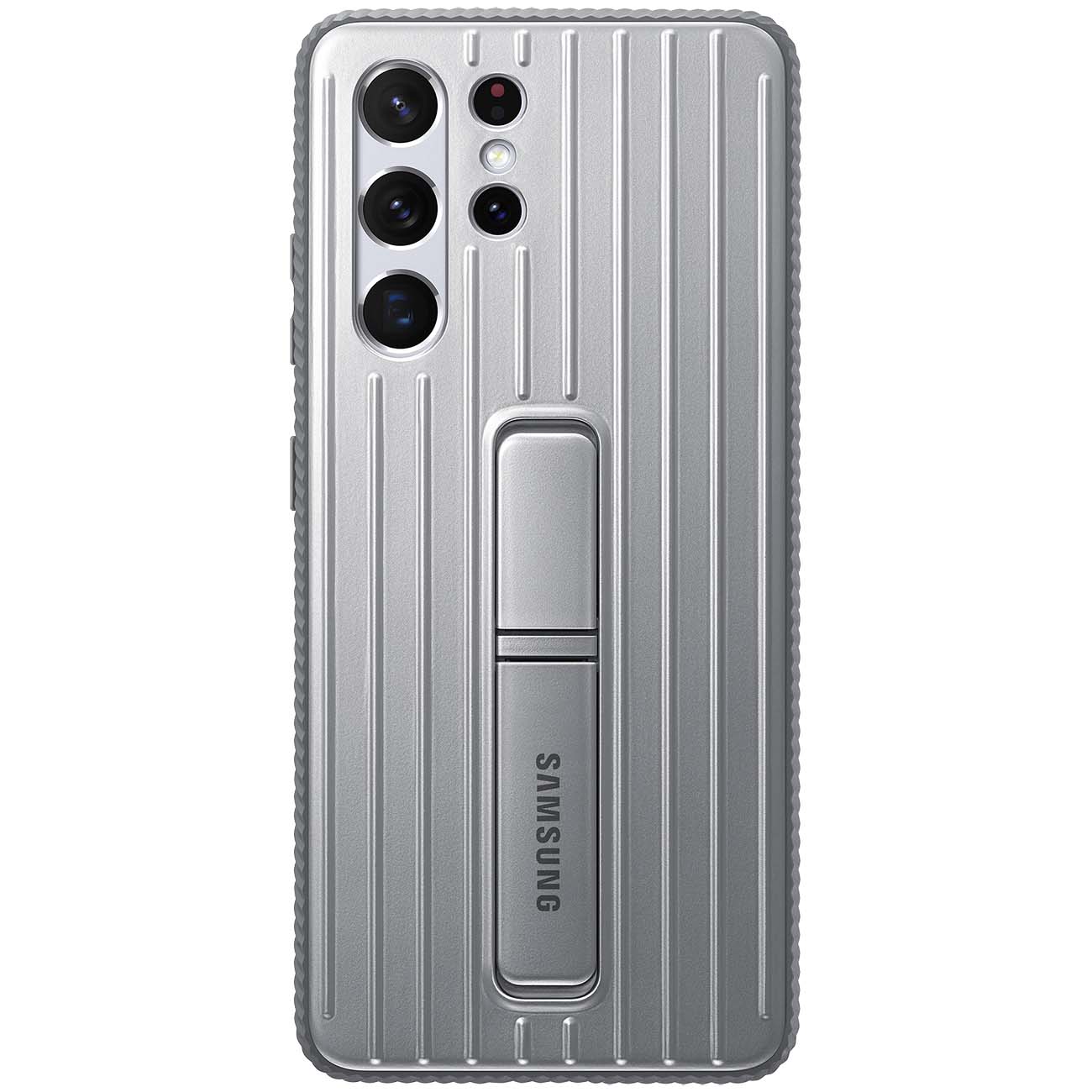 Чехол Samsung Protective Standing Cover S21 Ultra Light Gray фото