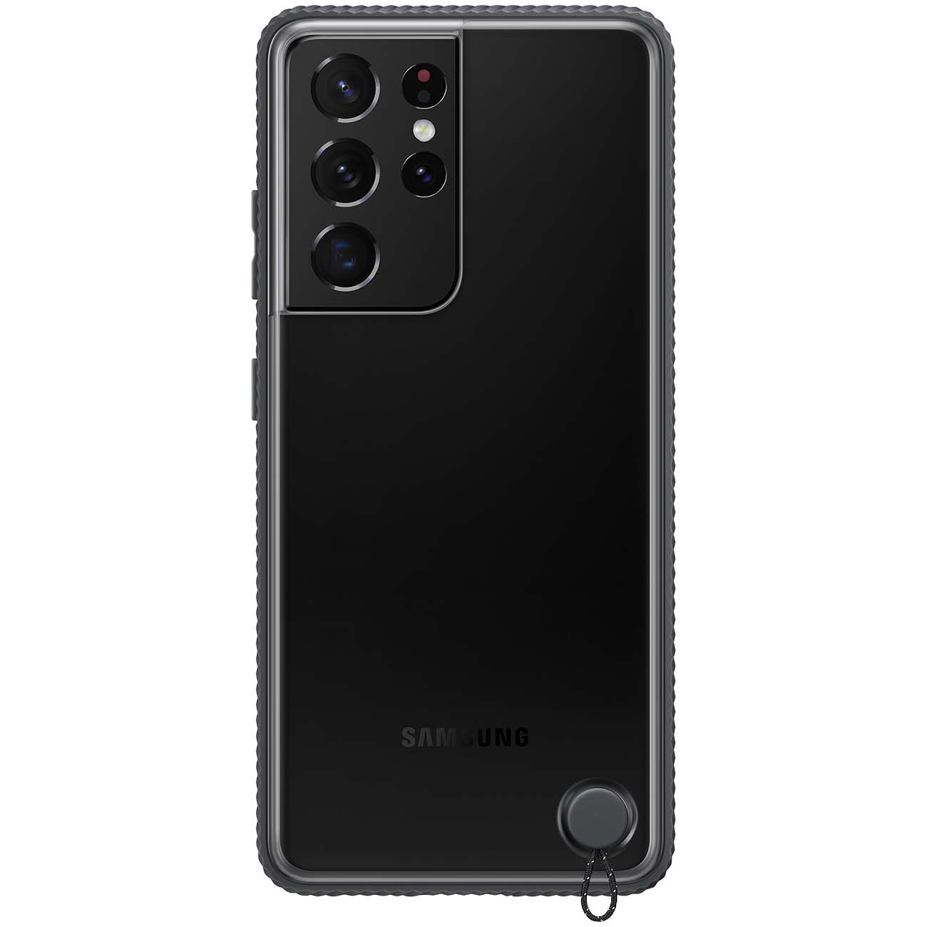 Чехол Samsung Clear Protective Cover S21 Ultra Black frame