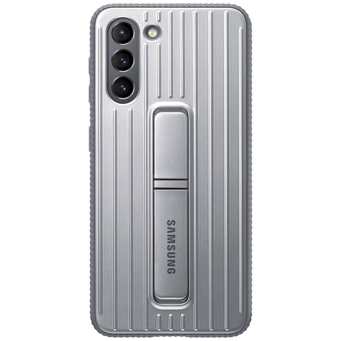 Чехол Samsung Protective Standing Cover S21 Light Gray EF-RG991