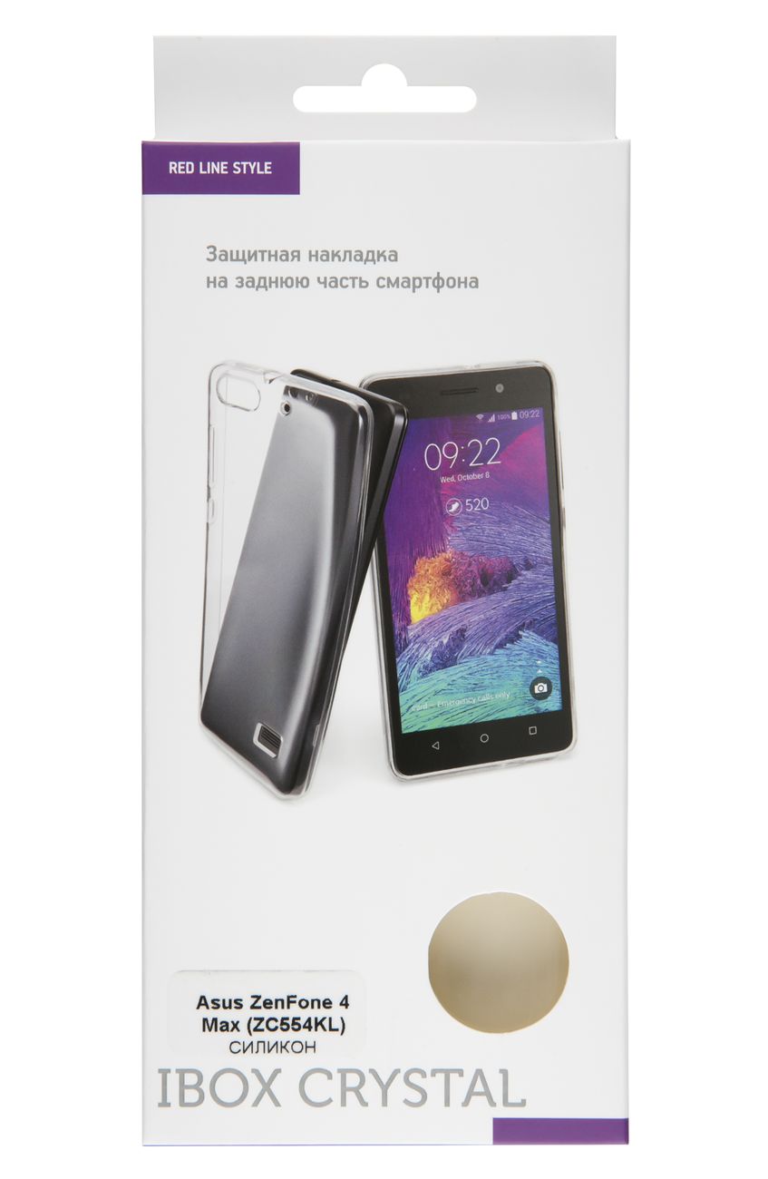 Чехол Red Line iBox Crystal ZenFone 4 Max ZC554KL прозрачный