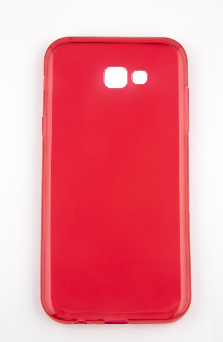 Чехол Red Line iBox Crystal Galaxy A7 (2017) красный фото