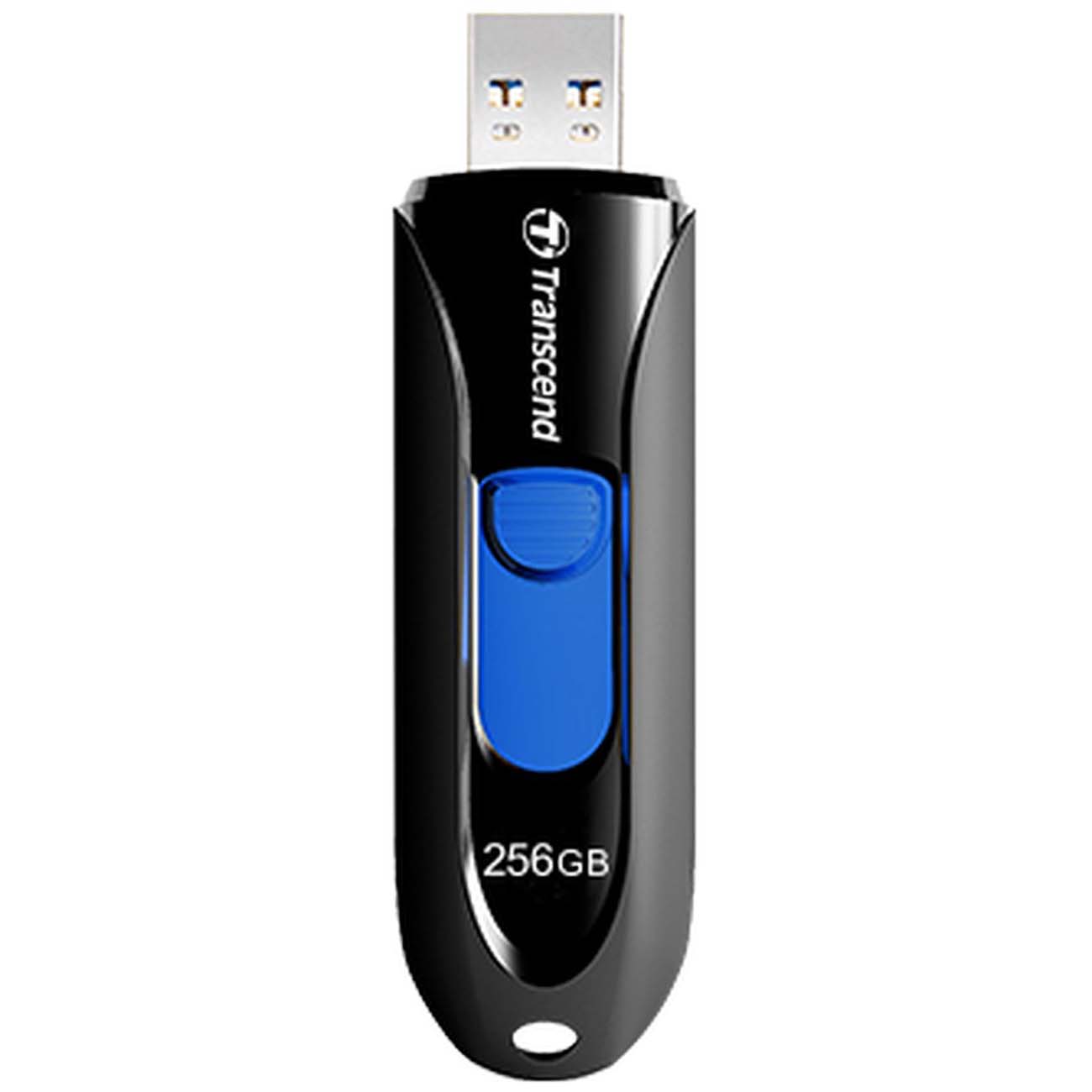 Флеш-диск Transcend JetFlash 790 256GB Black/Blue (TS256GJF790K)