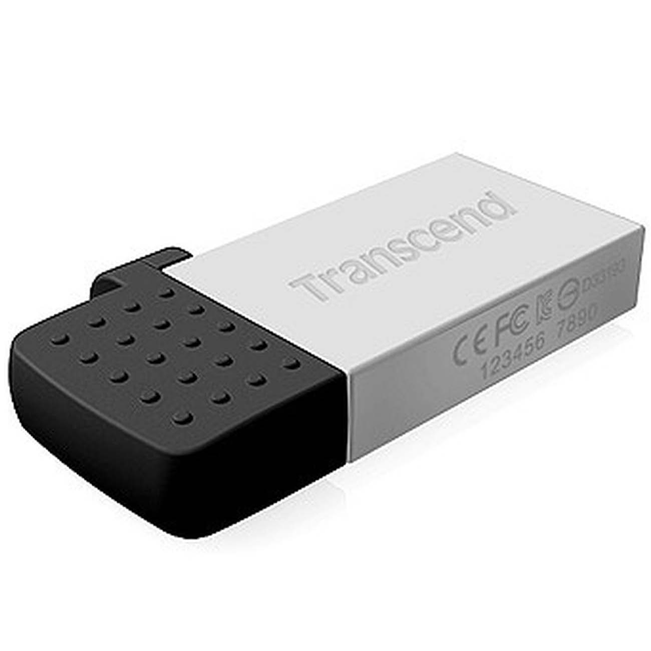 Флеш-диск Transcend JetFlash 380S 64GB серебристый (TS64GJF380S) фото