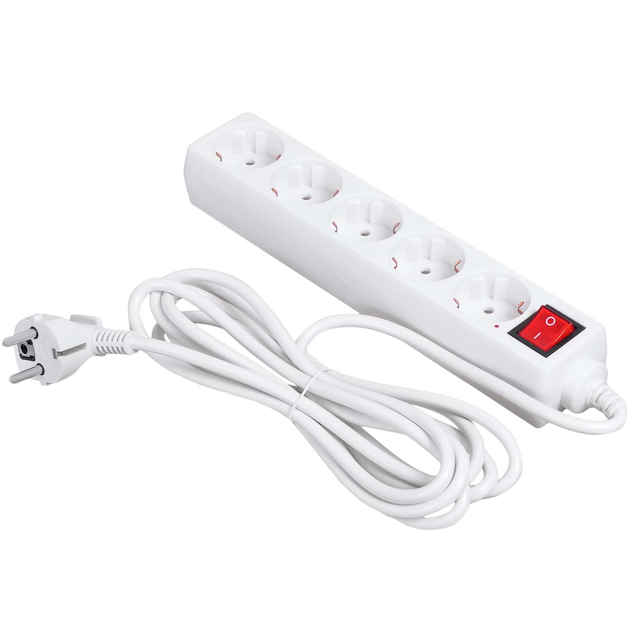 Сетевой фильтр Buro 500ZP-3 (5 роз. 3м белый)