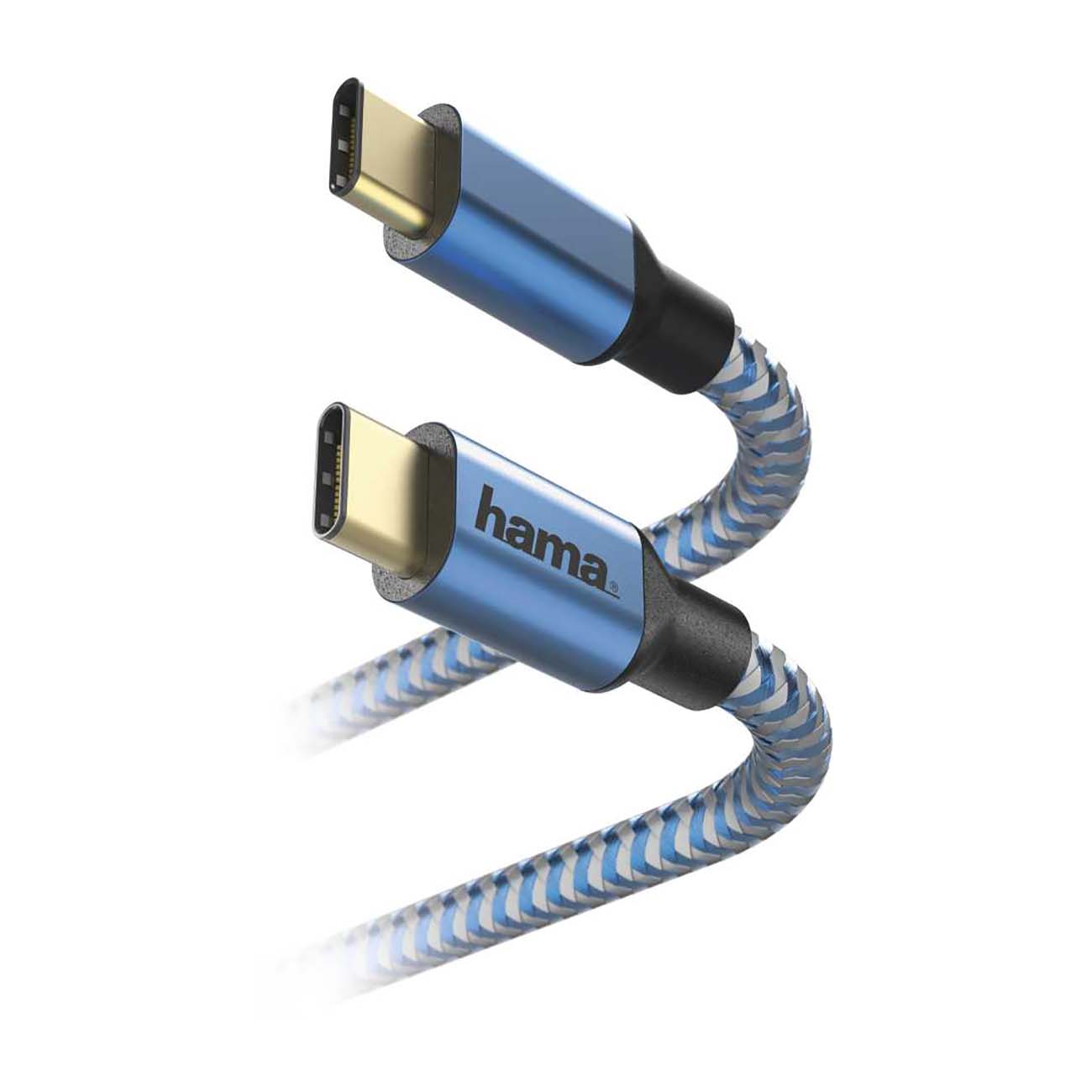 Кабель USB Type-C Hama 1,5 м USB Type-C Blue (00183288) фото