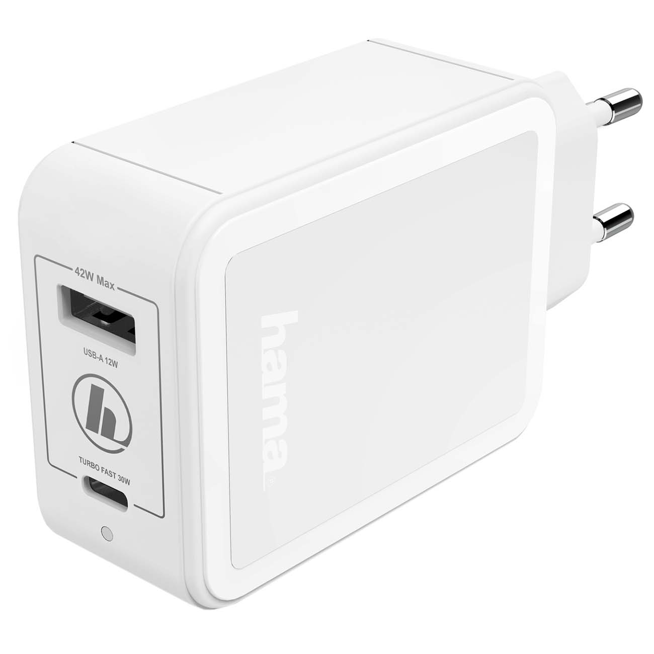 Сетевое зарядное устройство Hama PD/QC 3A White (00183320) фото