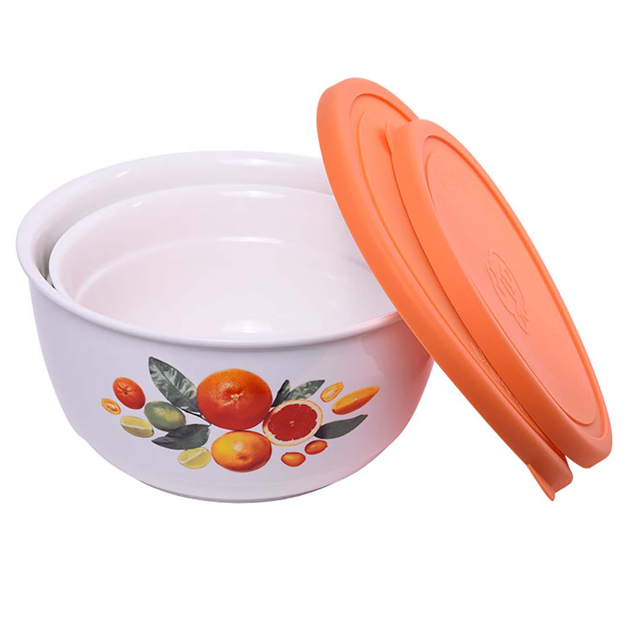 Набор салатников с крышкой Oursson Orange (BS3489RC/OR)