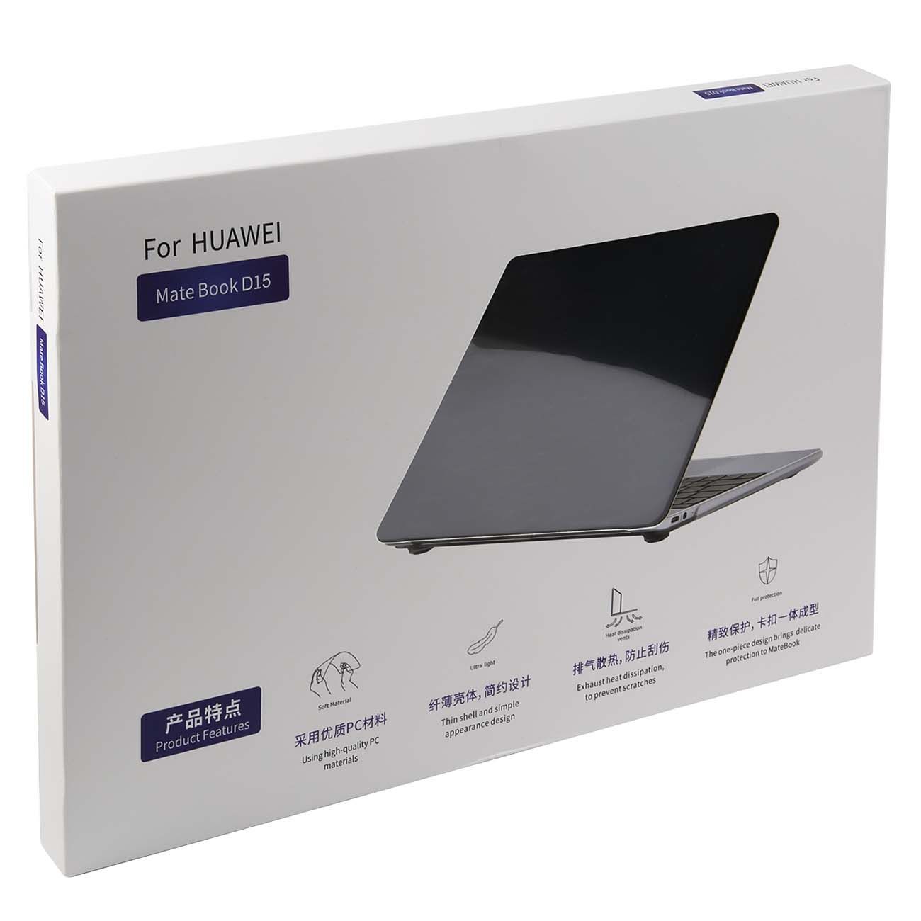 Накладка Red Line Matebook&nbsp;D15/Honor&nbsp;Magicbook&nbsp;15&nbsp;матовая&nbsp;черная