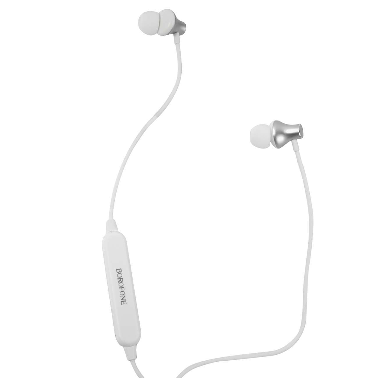 Наушники Bluetooth Borofone BE32 Easygoing Sports белый (22331) фото