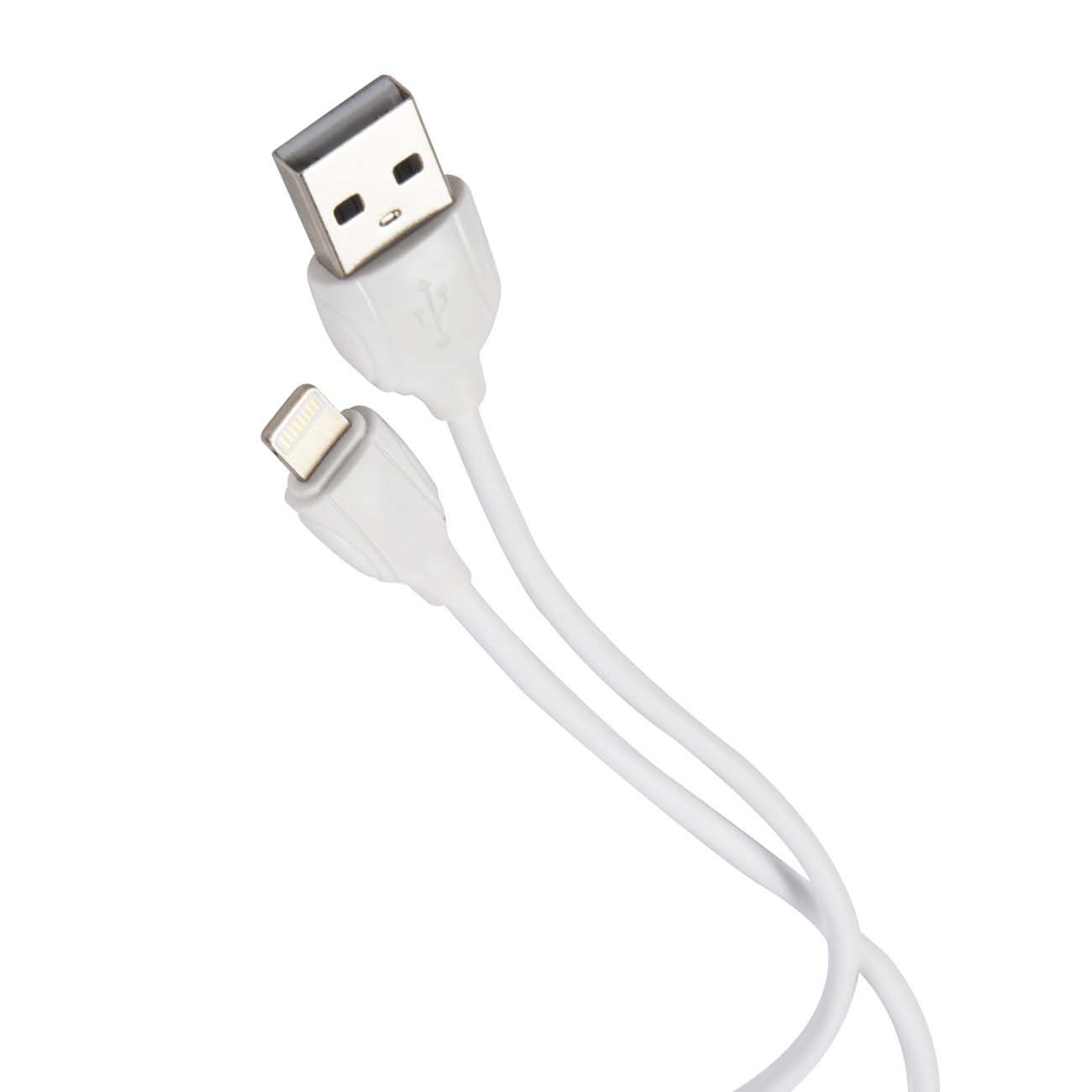 Кабель Borofone BX19 Benefit USB - Lightning белый (01763) фото