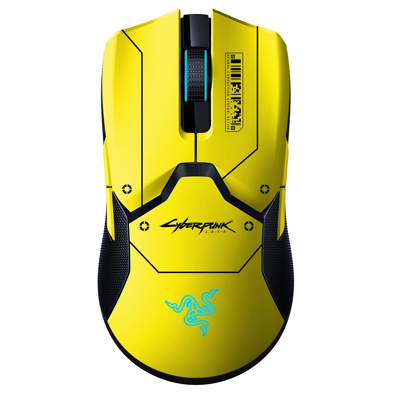 Игровая мышь Razer Viper Ultimate & Mouse Dock Cyberpunk 2077 Edit фото