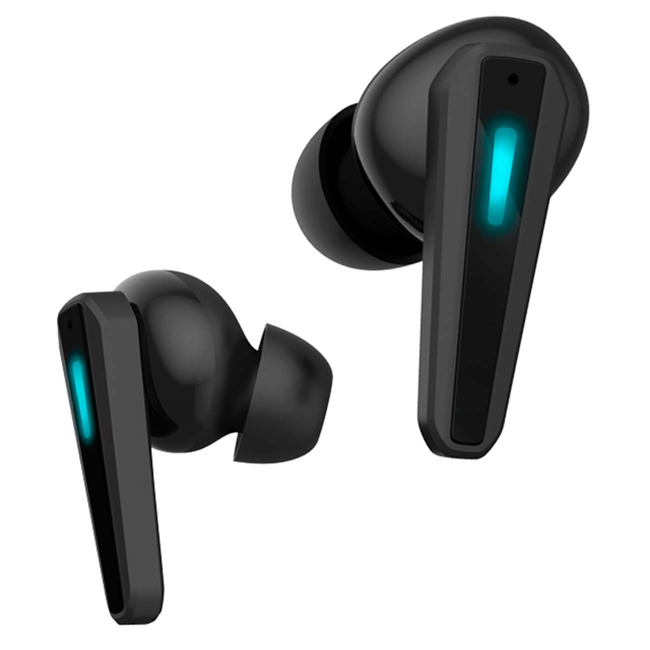 Наушники True Wireless игровые A4Tech M70 черный+BLUE фото