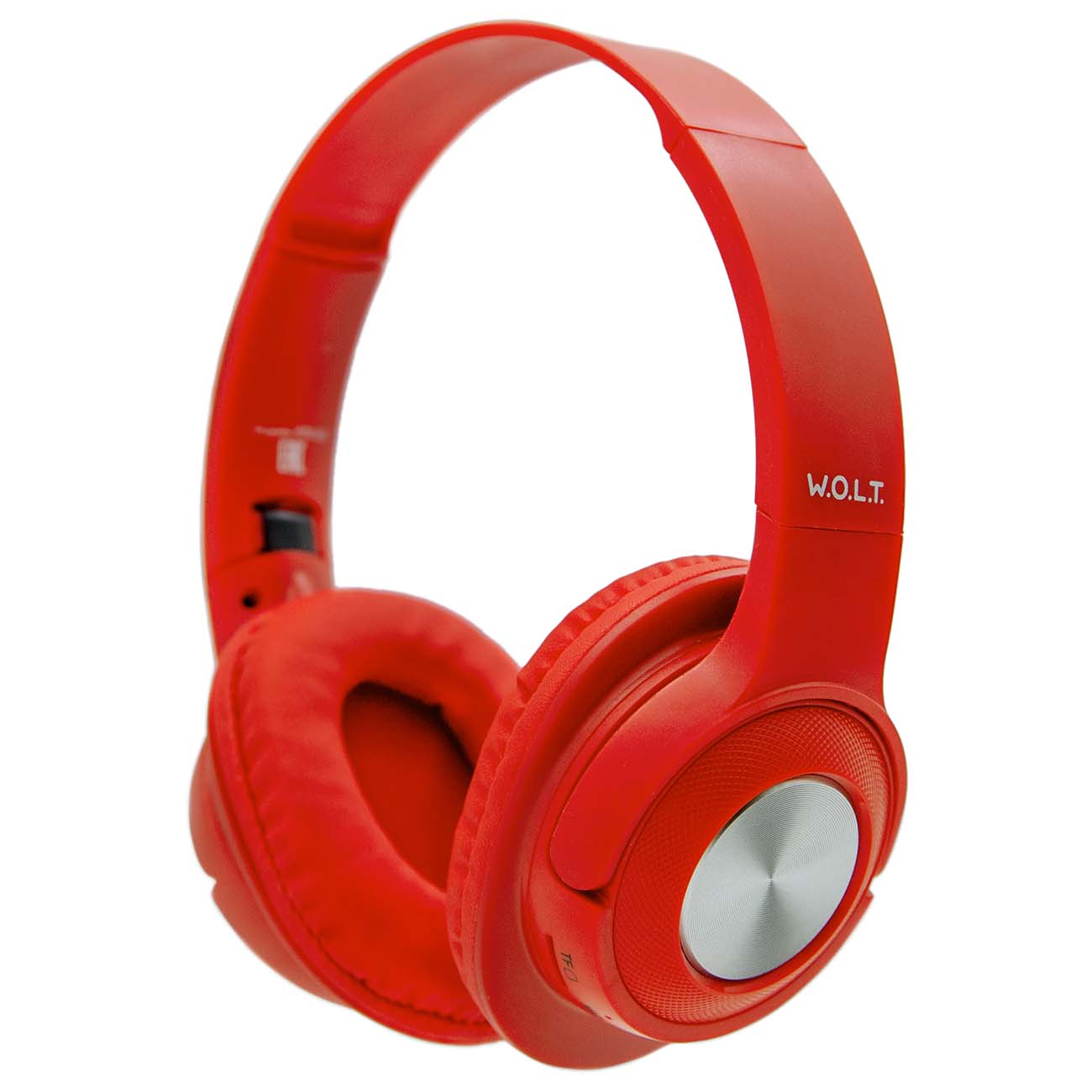 Наушники накладные Bluetooth W.O.L.T. STN-340 красный