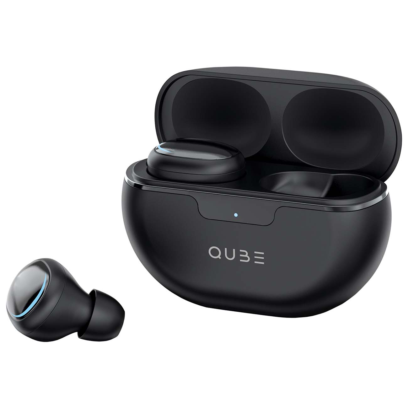 Наушники True Wireless QUB QTWS8BLK фото