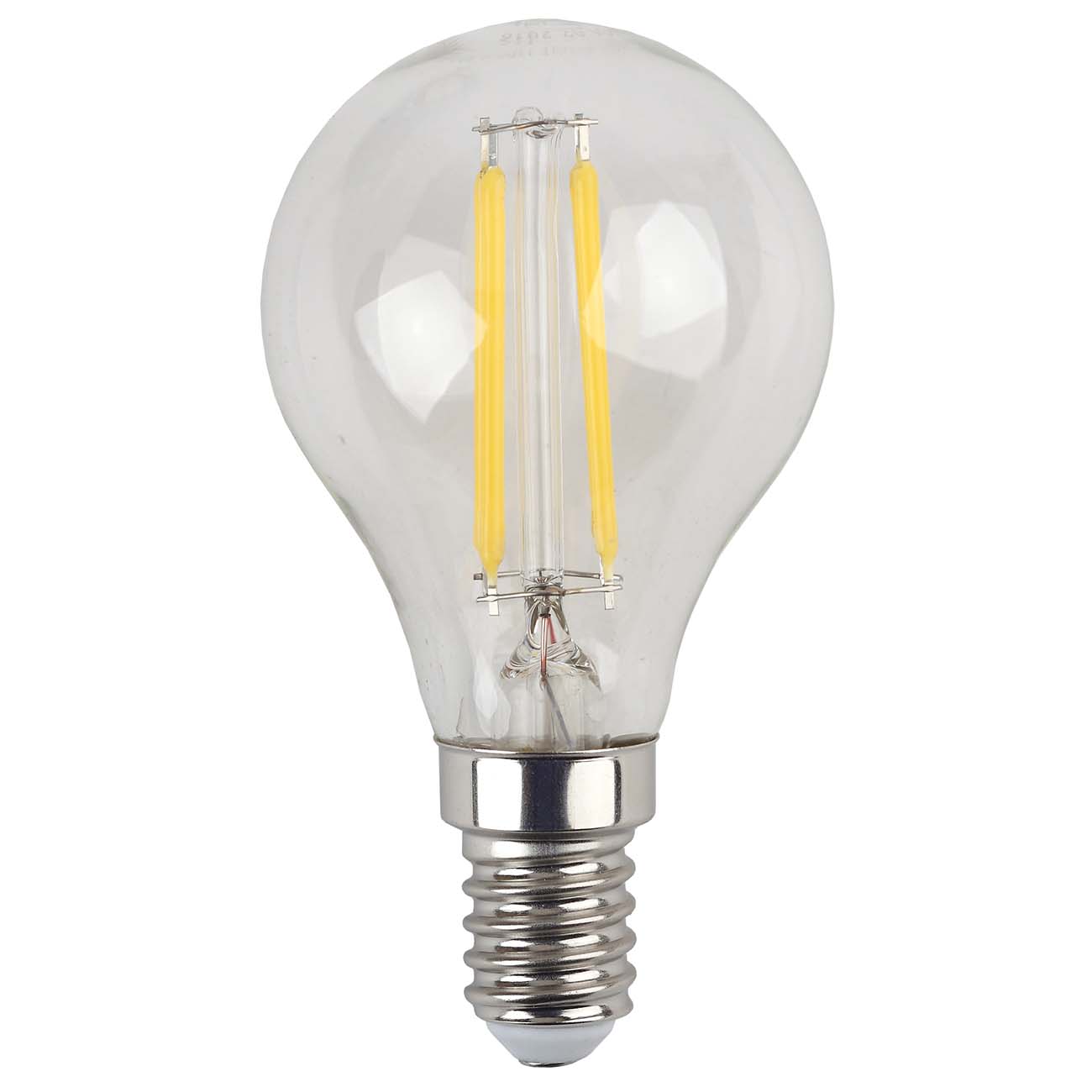 Лампа LED ЭРА F-LED P45-5W-827-E14 фото