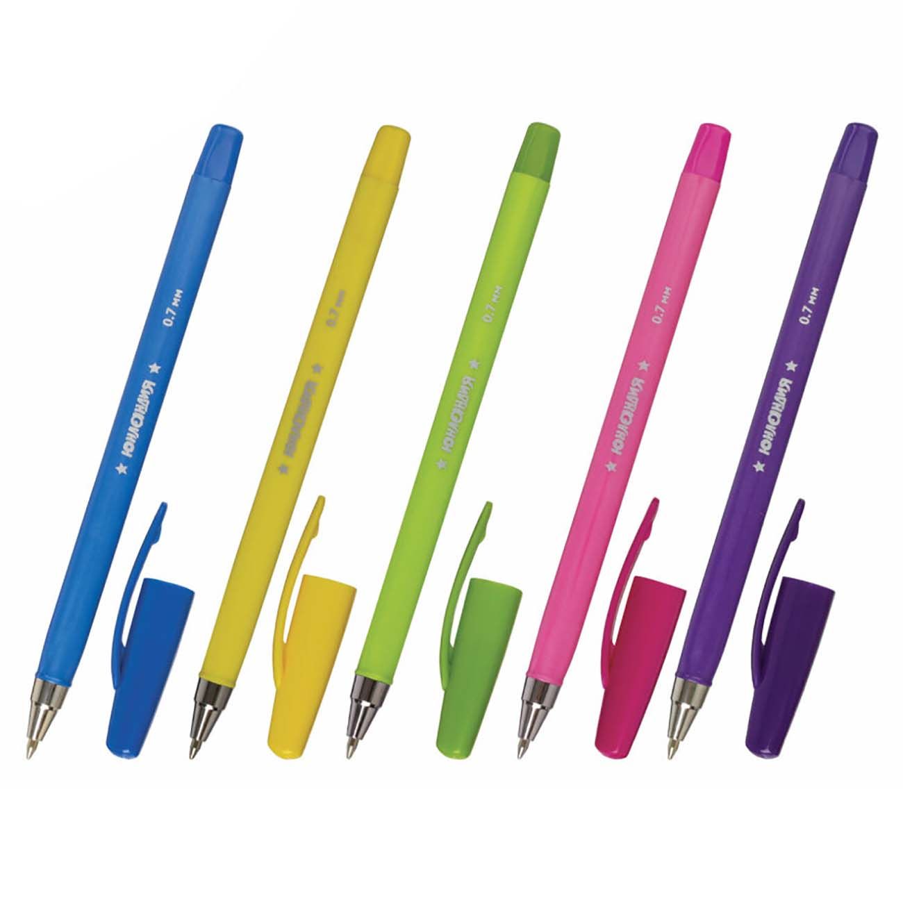 Набор ручек Юнландия Антибактериальные 5шт (143349)