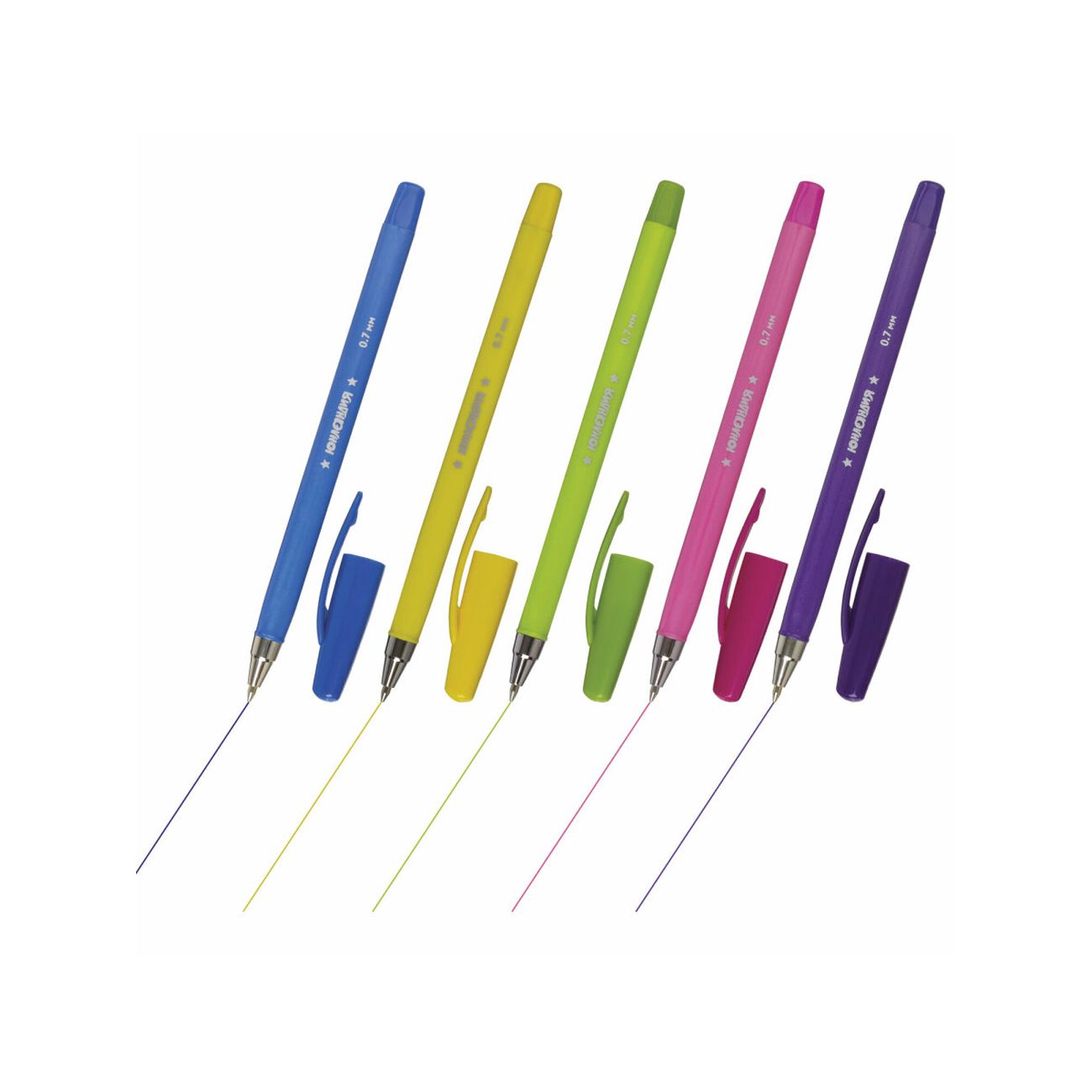 Набор ручек Юнландия Антибактериальные 5шт (143349)