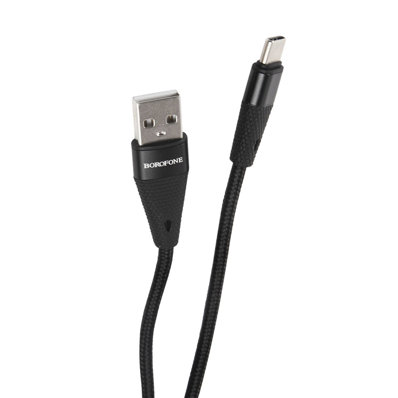Кабель USB Type-C Borofone BU10 Pineapple черный фото