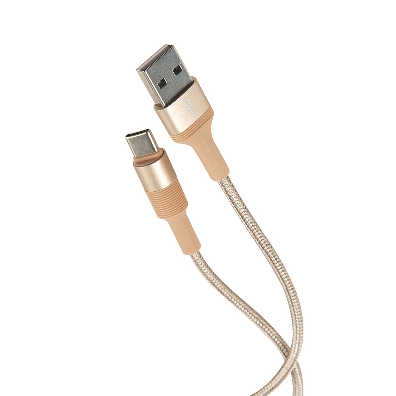Кабель USB Type-C Borofone BX21 Outstanding золотой фото