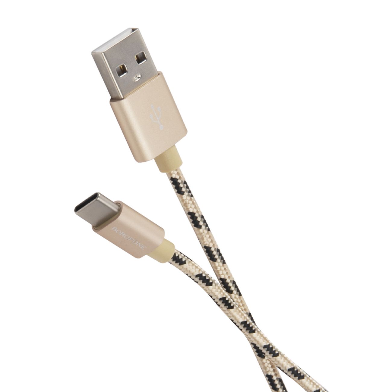 Кабель USB Type-C Borofone BX24 Ring золотой фото