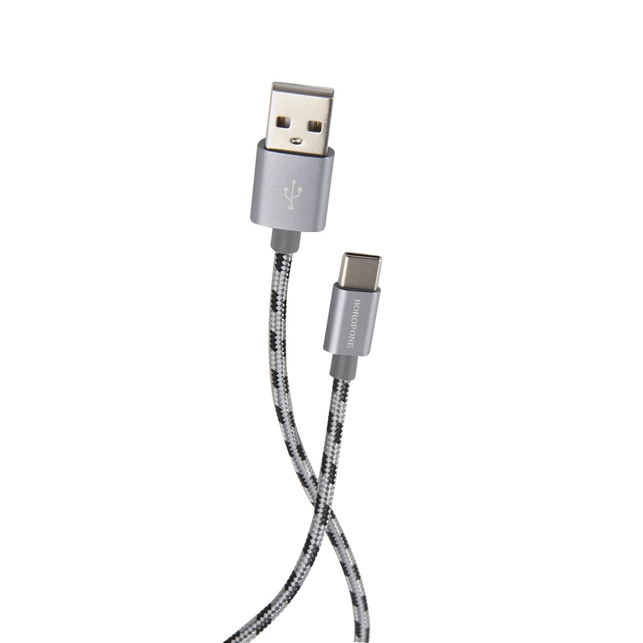 Кабель USB Type-C Borofone BX24 Ring серый фото