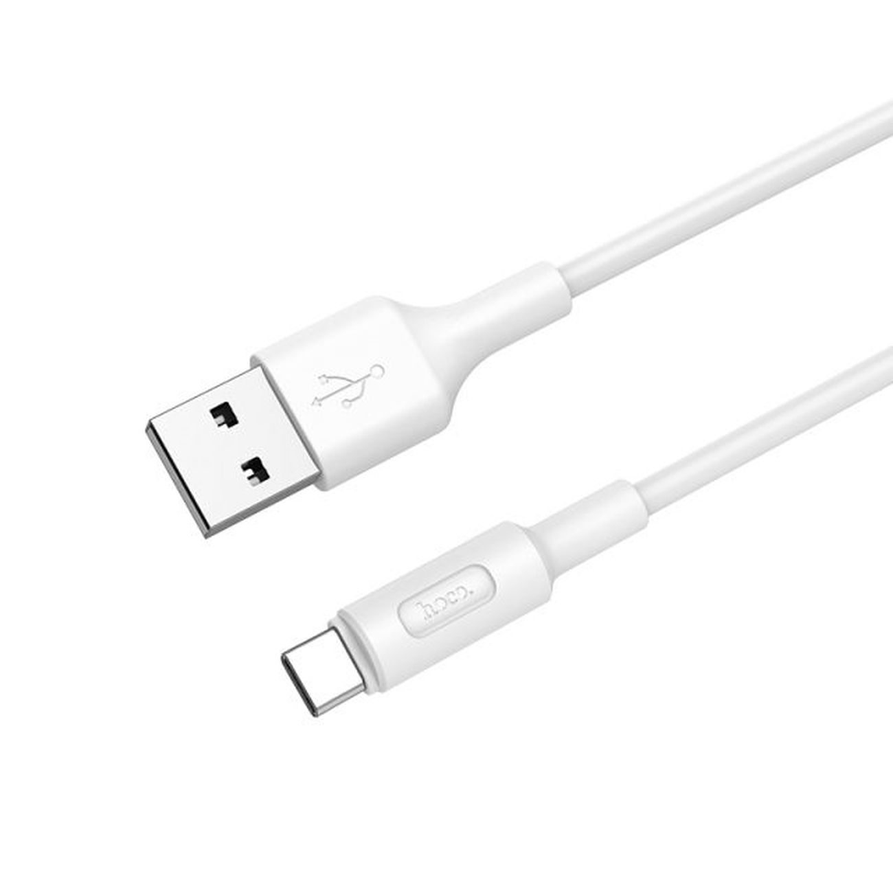 Кабель USB Type-C Hoco X25 Soarer белый фото