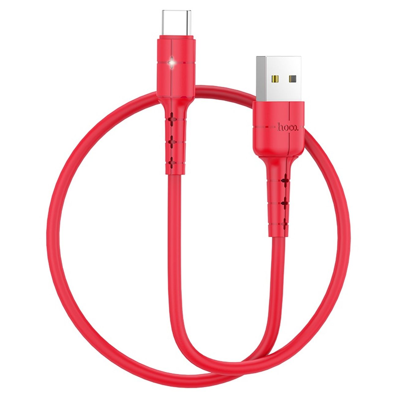 Кабель USB Type-C Hoco X30 Star красный фото