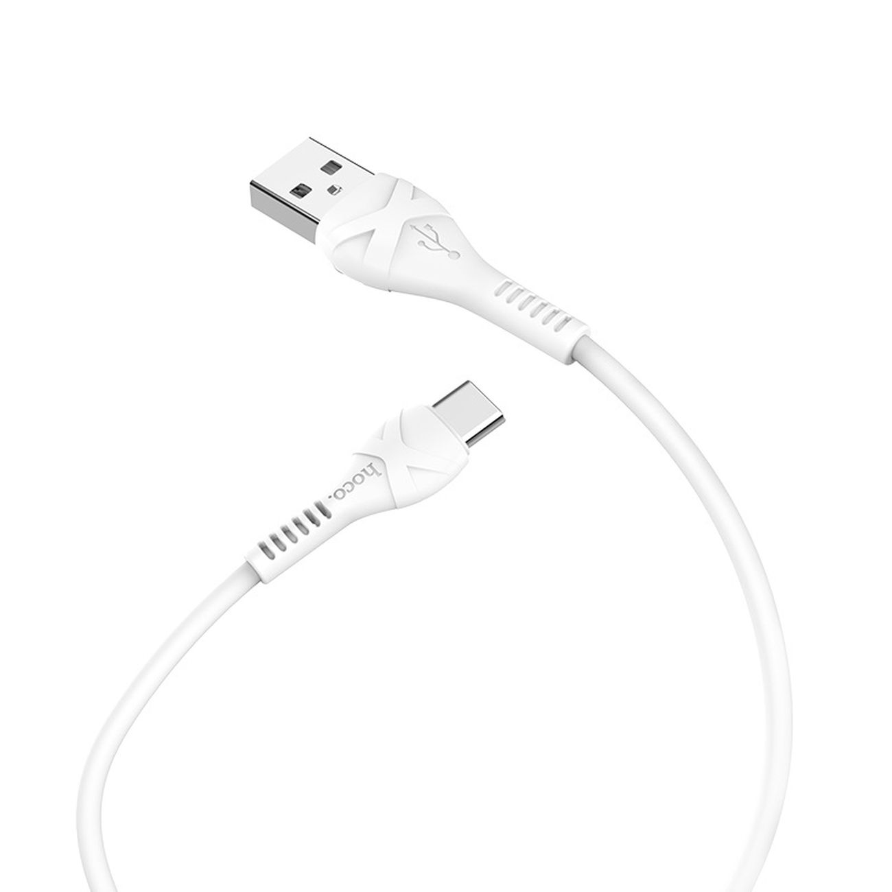 Кабель USB Type-C Hoco X37 Cool power белый