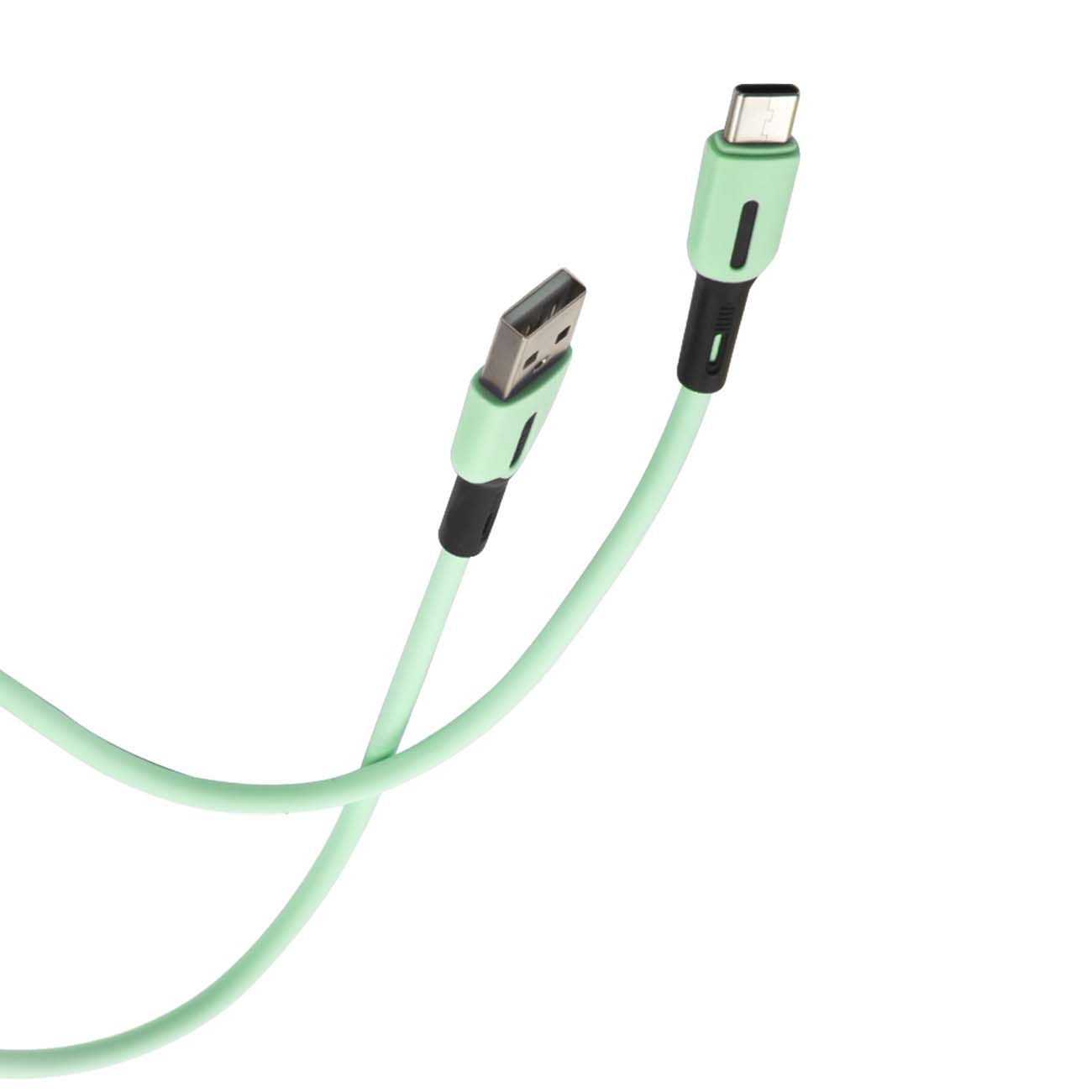Кабель USB Type-C Usams SJ433 мятный фото