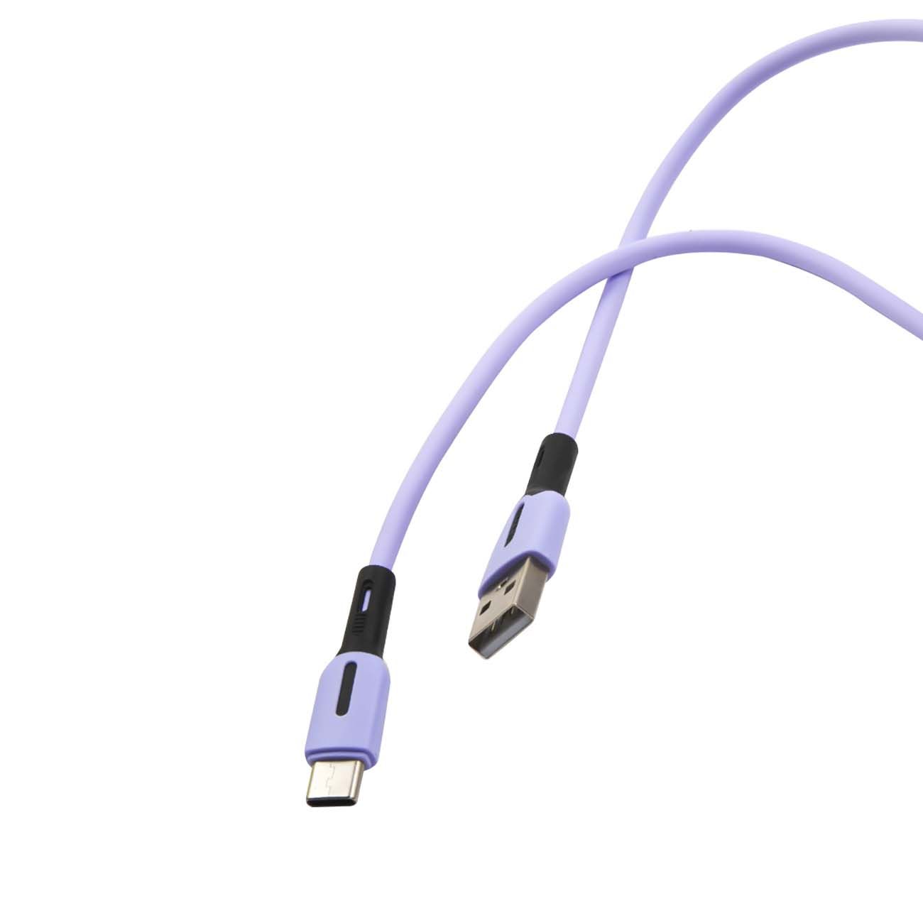 Кабель USB Type-C Usams SJ433 фиолетовый фото