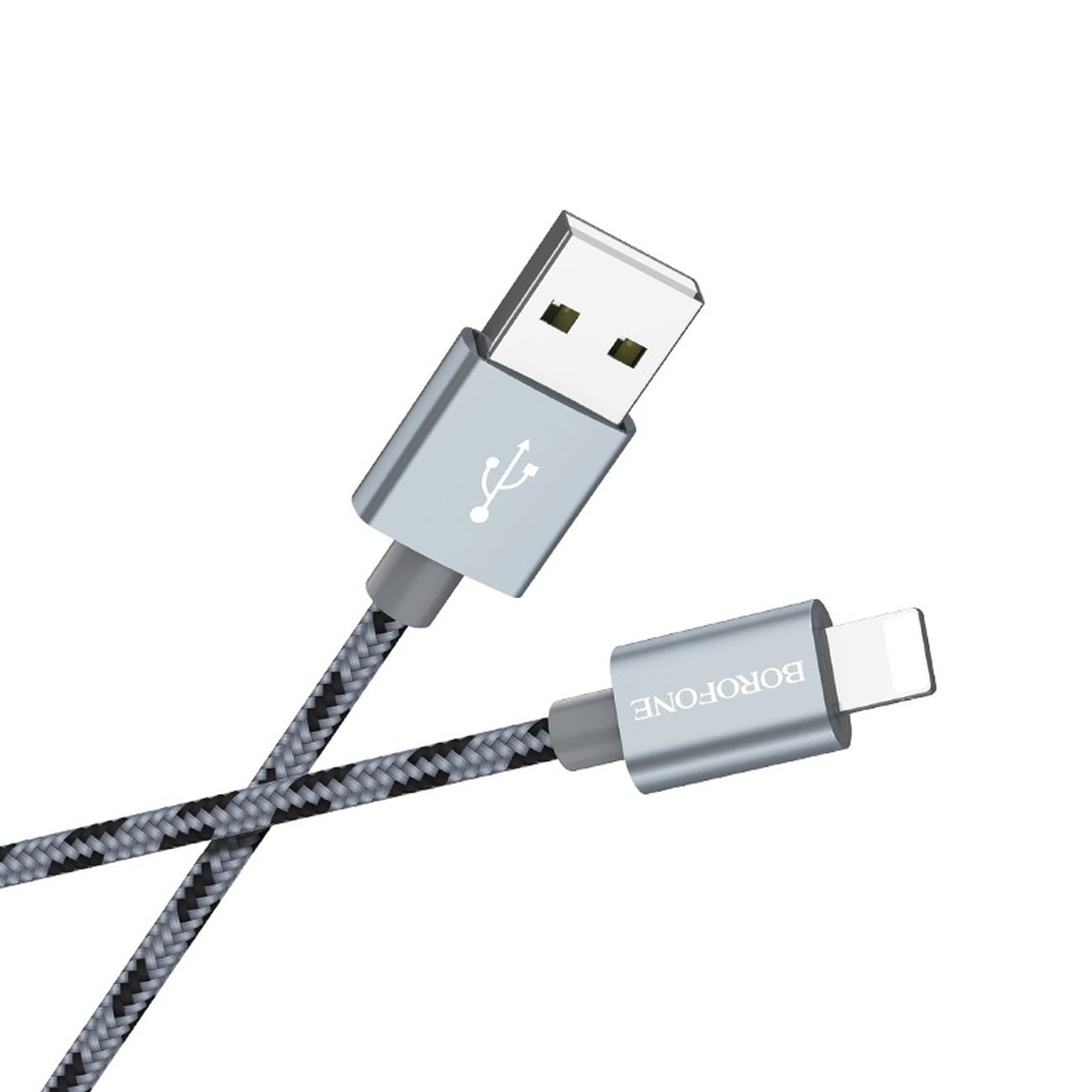 Кабель Borofone BX24 Ring серый фото