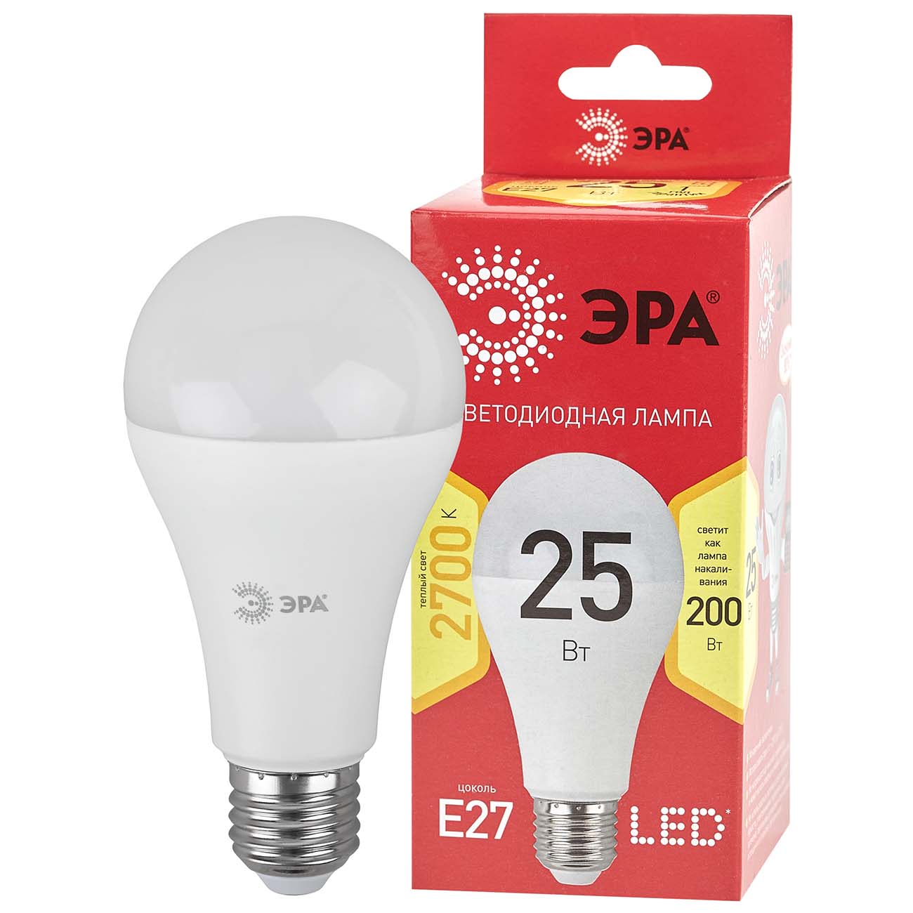 Лампа ЭРА LED A65-25W-827-E27 R фото