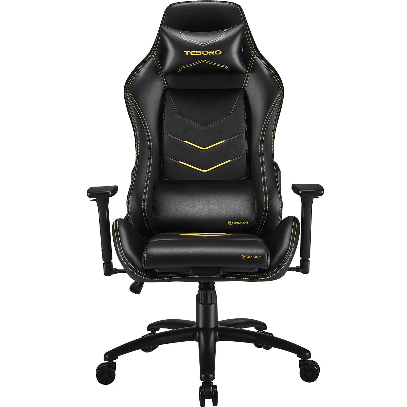 Кресло компьютерное игровое Tesoro Alphaeon S3 Yellow (TS-F720)