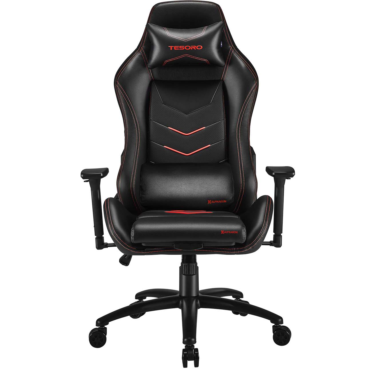 Кресло компьютерное игровое Tesoro Alphaeon S3 Red (TS-F720)