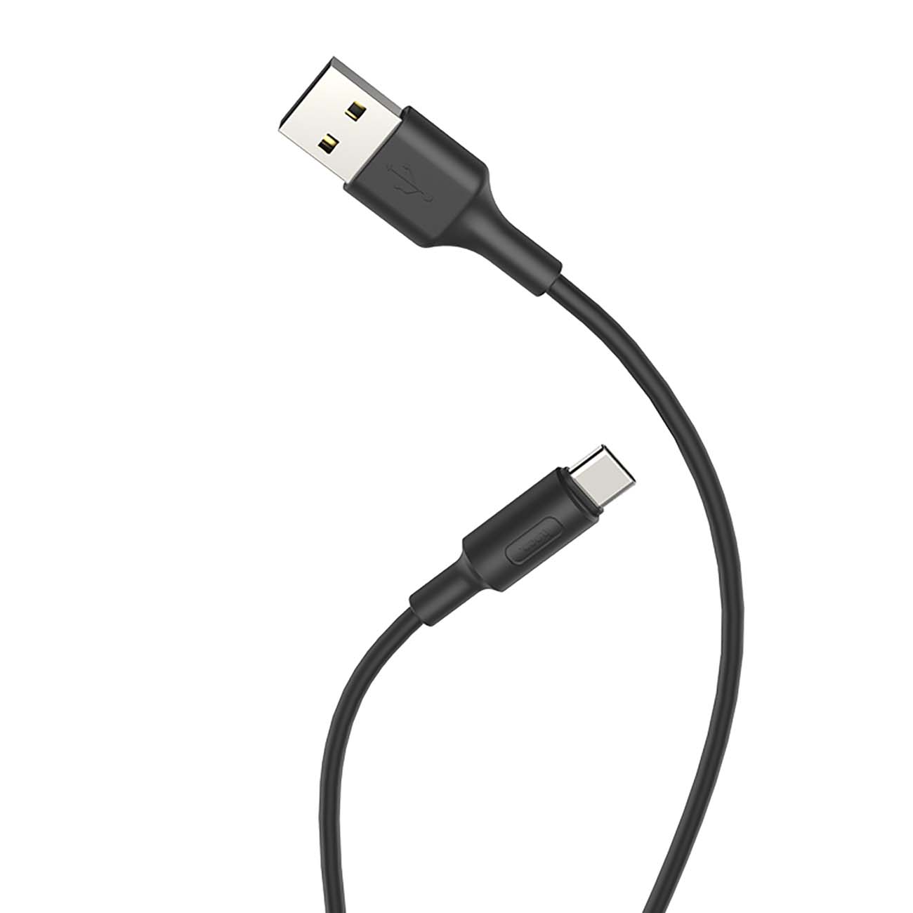 Кабель USB Type-C Hoco RA1,&nbsp;USB&nbsp;Type-C,&nbsp;2A черный фото