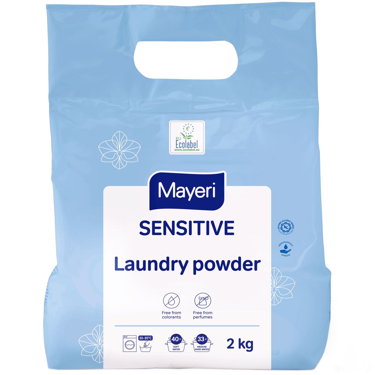 Стиральный порошок Mayeri Sensitive универсальный 2кг фото